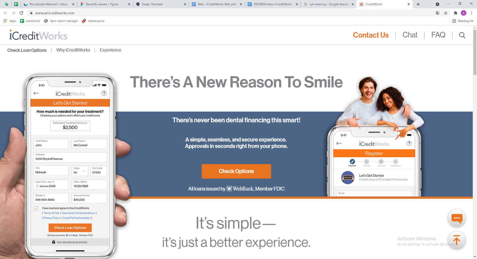 lending web application